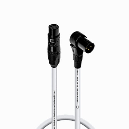 Coluber Cable - Balanced XLR Cable Female to Right Angle XLR Male Connector