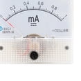 thumbnail image 2 of Panel de Amperímetro ógico CC Medidor de Corriente AMP Medidor 2.5 Opciones de Rango de Medición de Precisión - 0-500mA - 0-1MA DYNWAVEMX  medidor de amperímetro, 2 of 8