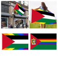 thumbnail image 4 of Palestine Flag 90x150cm, 3X5Ft Hanging Polyester Fabrics Gaza, Palestinian National Flags For Decoration, 4 of 4