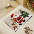 thumbnail image 6 of ToyKingdee Christmas Kitchen Rugs Bathroom Rug Non-Slip Red Door Mat Rugs for Entryway Indoor, Small Washable Throw Soft Bath Mat, Holiday Decor Untra-Thin Carpet, 6 of 6