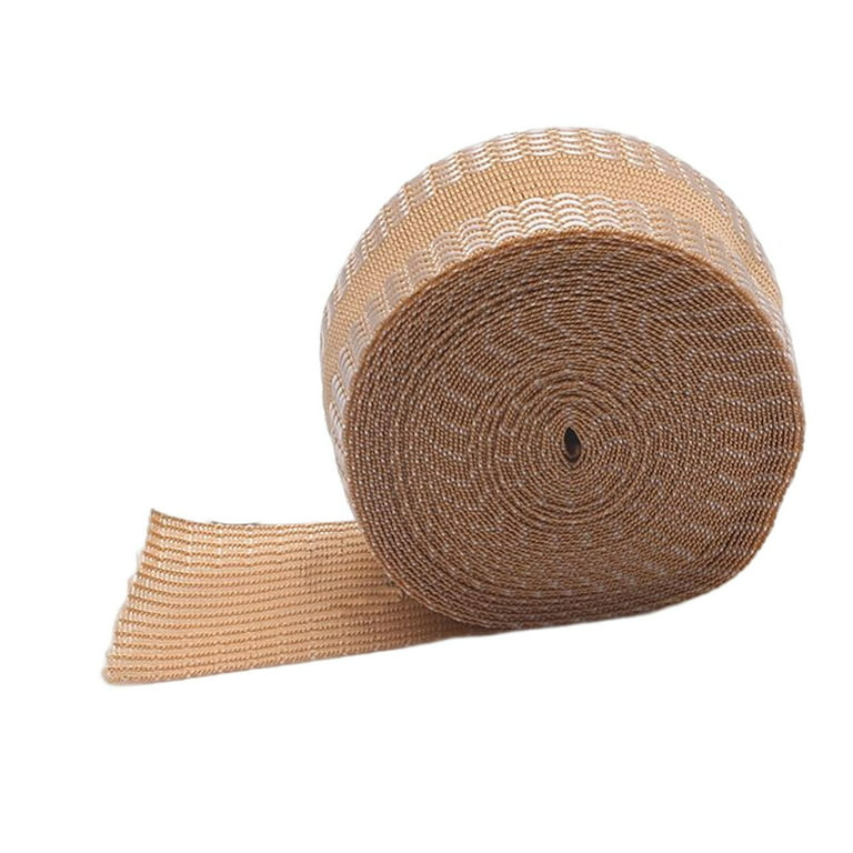 Polyester Adhesive Hem Tape Fabric Fusing Tape 1 inch x 5.5 Yards Iron on Hemming  Tape for Clothes Clothing Sewing Dress 5m Beige 