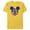 Yellow, variant on Disney Mickey Mouse Vintage Americana Fourth of July - Short Sleeve Blended T-Shirt for Adults - Customized-Yellow