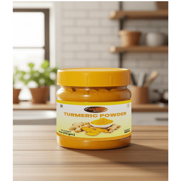 Myverse Murti Spices Turmeric (Haldi/Besar) Powder ,4oz
