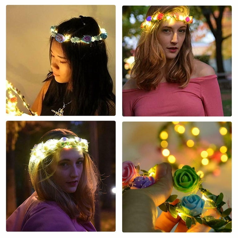 Walmart Glow in The Dark Party Pack: 50 Glow Sticks, 4 LED  display picture 2