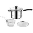 thumbnail image 3 of Olla para leche kusrkot Utensilios de cocina acero inoxidable Mango largo, 3 of 8