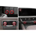 thumbnail image 1 of wonima02 for Tahoe Center Console Knob Covers, 7PCS AC Air Conditioning Volume Control Button Headlight Switch Trim Ring Fit for Chevrolet Tahoe 2024-2025 (Red), 1 of 1