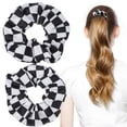 thumbnail image 1 of 2 PCS Play Band Scrunchies Femenino Elástico Pelo Pein PonyTail Titjetores Cuerdas para el cabello, 1 of 8