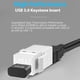 thumbnail image 2 of Keystone Jack USB 3.0 Insertos Equipo Conexión Con Puerto Inserto Acoplador Femenino para Panel La Placa Pared, 2 of 8