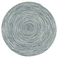 thumbnail image 1 of Colonial Mills Rug KA68R120X120 Kaari Tweed Round Braided Rug  Arctic Blue - 10 ft., 1 of 1