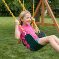 thumbnail image 6 of Bibana 2PCS Swings Seats Heavy Duty with 66" Chain, Playground Swing Set Accessories Replacement with Snap Hooks, Support 250lb (Green), 6 of 8