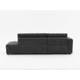 thumbnail image 7 of 104" Modular Sectional Sofa Couch, 3 Seat L-Shaped Sofa with Chaise, Backrests, Modern Upholstered Lamb Wool Left Facing Sofa for Living Room, Apartment, Office, Gery, 7 of 7