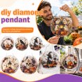 thumbnail image 2 of Halloween 3D Diamond Art Hanging Ornament Suncatcher Kit For Adults | Double Sided Acrylic Window Ornament, Faceted Rhinestones, DIY Tools, Halloween Suncatcher, Fall Wall Door Decor, 2 of 9