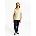 thumbnail image 6 of French Toast Girls School Uniform Short Sleeve Ruffle Pique Polo Shirt, 6 of 11