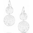 thumbnail image 2 of Montana Silversmiths Women's Sundance Concho Earrings Silver One Size, 2 of 3