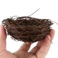 thumbnail image 4 of 2X Handmade Vine Bird Nest Home Nature Craft Holiday for Photo Garden Decor, 4 of 8