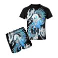 thumbnail image 1 of Undertale Boys 2-Piece Swimsuit Set, Short Sleeve Rash Guard & Swim Trunks, 1 of 7