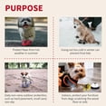 thumbnail image 4 of Dog Boots Paw Protector with Reflective Straps, Non Slip for Small Medium Dogs, 4 of 5