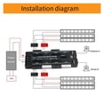 thumbnail image 4 of Steps Stair Dimming Wireless Staircase Controller Dimmable Flexible LED Strip Light PIR Motion Sensor ,Easy to Install, 4 of 6