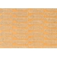 thumbnail image 1 of Ahgly Company Indoor Rectangle Solid Orange Modern Area Rugs, 8' x 10', 1 of 4