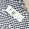 thumbnail image 5 of Tayion Collection Men's Slim-Fit Check Dress Shirt, Blue, L 16-16.5 in 32/33, 5 of 5