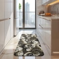 thumbnail image 4 of Black White Gold Marble Pattern Kitchen Rug Mat,Kitchen Runner Rugs Non Skid Washable,Decorative Kitchen Floor Mats for Kitchen,Sink,Laundry,17"x47.2", 4 of 7