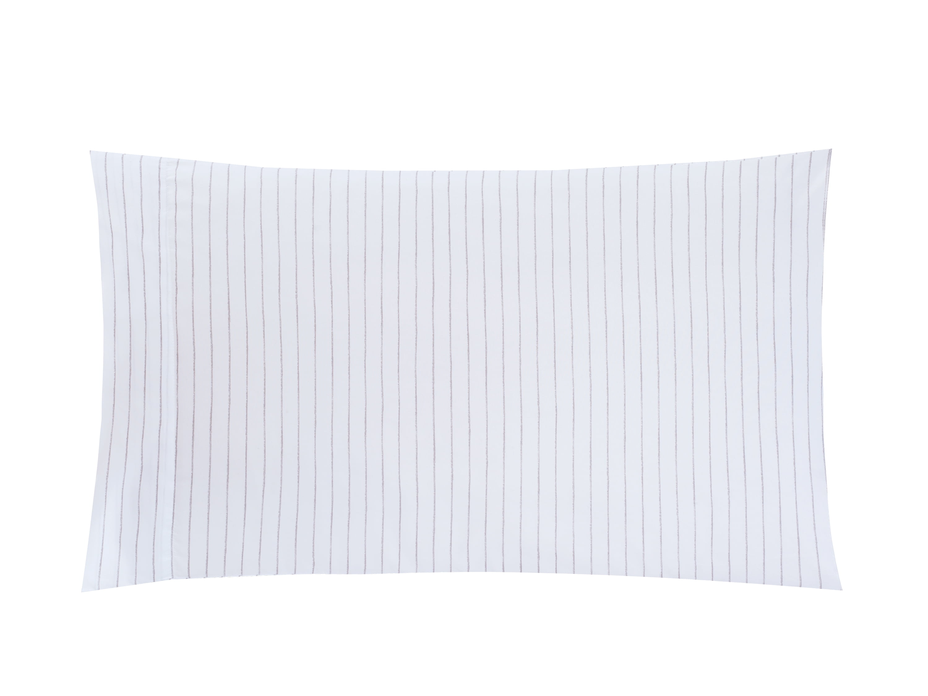 Mainstays Ultra Soft High Quality Microfiber Bed Sheet Set, Queen, Silver Stripe, 4pc