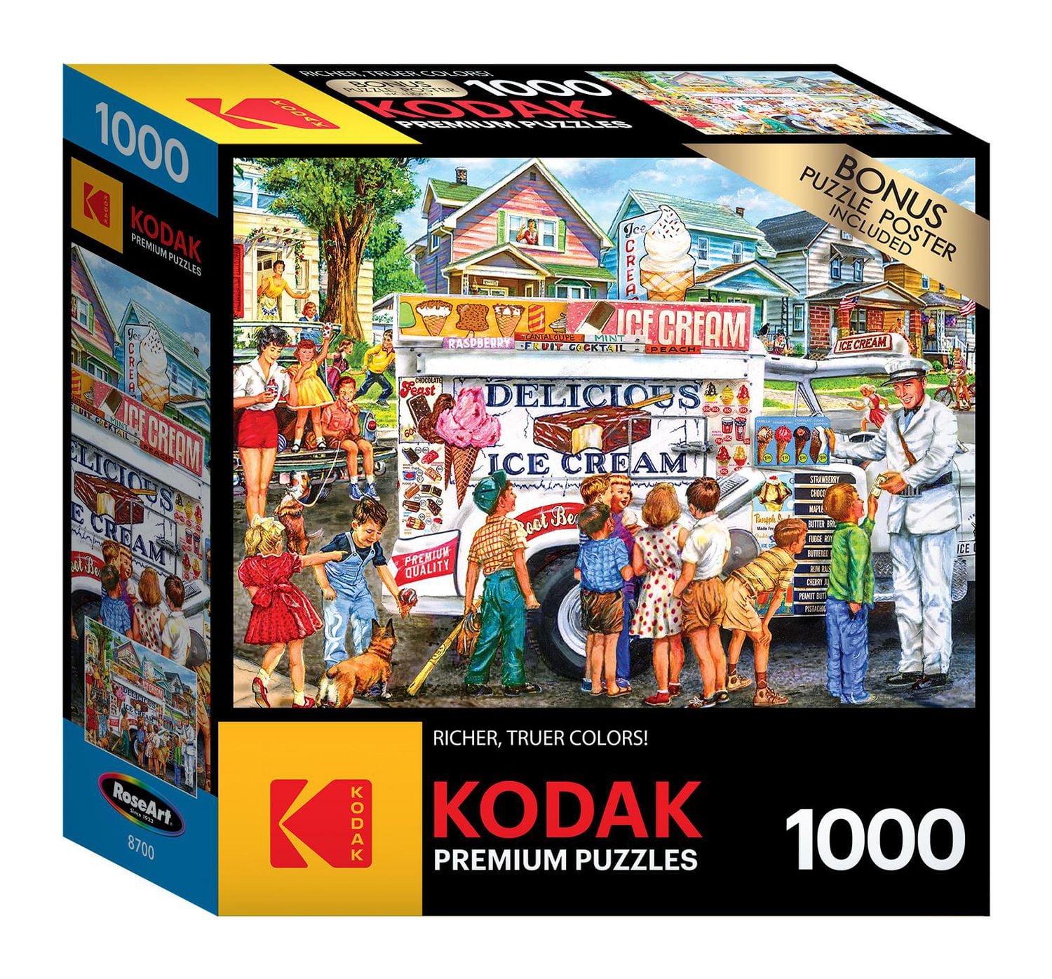 Casse-tête Kodak de 1000 pièces - Journée du Camion de Glaces par Edward Warg