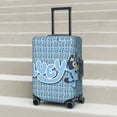 thumbnail image 6 of Johaoi Bluey for Travel Luggage Cover Suitcase Protector Scratch-Resistant Fit 18-32 Inch Suitcase, Not Included Suitcase-Small, 6 of 7