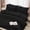 Black, variant on 3 count White Ruffle Duvet Cover  Size Soft Microfiber Shabby Chic Ruffled Duvet Cover Set,   Country Ruffle Bedding Set with Zipper Closure & Corner Ties, 68" x 90"