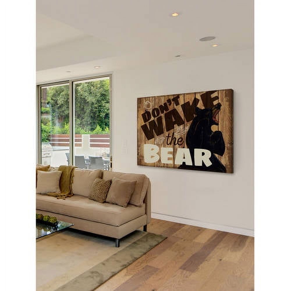 Marmont Hill "Dont Wake 2" Painting Print on Wrapped Canvas
