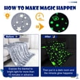 thumbnail image 4 of Bocaoying Soft Blanket 50" x 60", Cozy Throw Blanket Luminous Stars Print for Home Decor, Sofa, Bedroon, Gray, 4 of 7