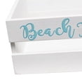 thumbnail image 6 of Elegant Designs 3 Piece Wood Bathroom Décor Set, Beach, Large (16" Towel Bin, 11.5" TP Holder, 13" Frame), 6 of 6