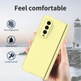 thumbnail image 4 of Z Fold 3 Case 2021 5G Phone, Allytech Galaxy Z Fold 3 Case, Slim Fit Hinge Protection With Pencil Holder Shockproof Drop-Absorbing Case Cover for Samsung Galaxy Z Fold 3 5G 2021 Released,Yellow, 4 of 8