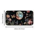 thumbnail image 5 of Shiartex Moon Flowers Butterflies Outdoor Doormat for Home Entrance Outside Entryway Yard Floor Patio, Anti-Slip Felt Mat for All Seasons 19.68*39.37 in, 5 of 6