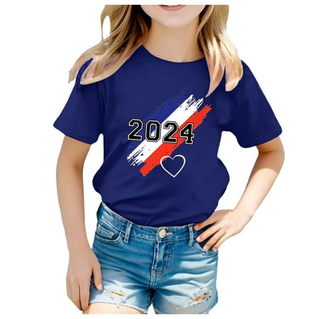 

Toddler Summer Clothes Girls Boys Print Shirt Kindergarten Shirts For Girls Kids Back To School T Shirt Children School Tee 11-12 Years