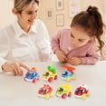 thumbnail image 1 of Coches de juguete para bebés con motor de fricción, 4/6 Uds., para niños de 1, 2 y 3 años, 1 of 5