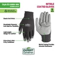thumbnail image 2 of Expert Gardener Smooth Nitrile Gardening Gloves, Size M, 5-Pack, 2 of 9