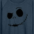 thumbnail image 3 of The Nightmare Before Christmas - Jack Face - Women's Lightweight French Terry Long Sleeve Shirt, 3 of 5