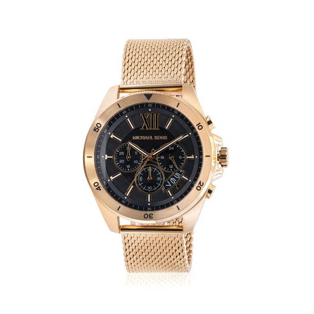 Michael Kors Brecken Gold Tone Mesh Mens Watch MK8867 Walmart