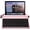 Pink, variant on Wireless Typewriter Hot Swap Retro Mechanical Keyboard,Punk Round Keycaps,RGB Backlit QMK/VIA Programmable,Multi-Device Keyboard with 2.4GHz/Type-C/BT5.0