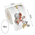 thumbnail image 5 of (A)1 Rouleau de Papier Toilette Motif Jetable Toucher Doux Hygiénique Décoratif Imprimé de Noël, 5 of 5