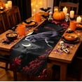 thumbnail image 4 of OutmaxHome Vintage Halloween Theme Table Runner, 13x72 Inch Fall Quilted Table Runner, Halloween Farmhouse Tabletop Diningroom Decor, 4 of 6