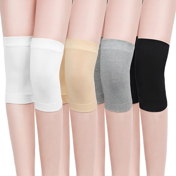 XIRQI 4 Pairs Knee Warmers for Women Men Knee Braces Liner Sleeve Supports Knee Compression Sleeve Winter Cycling Ski Knee Sleeves for Men