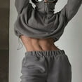thumbnail image 3 of Pulls à Manches Longues pour Sweat-Shirts Surdimensionnés Femme, 3 of 9