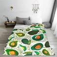thumbnail image 5 of Vsdgher Green Avocado Ultra-Soft Micro flannel Blanket Throw Blankets for Couch Sofa, Bed (4 sizes)-80"x60", 5 of 7