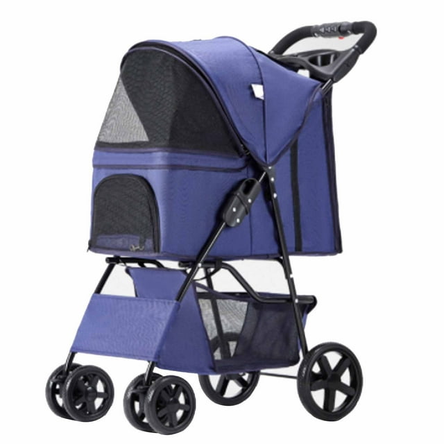 Pet Stroller,Pet Stroller Lightweight Foldable Small Dog Stroller Dog Strollers Dependable Performance