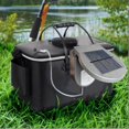 thumbnail image 3 of Solar Pond Aerator Air Oxygen Pump Foldable Solar Water Air Pump for Gardening Water Circulation Outdoor Fishing, 3 of 5