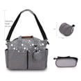 thumbnail image 4 of Bolsa de pañales Hugo impermeable multifunción gris, 4 of 9