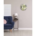 thumbnail image 3 of Wall Clock 10 Inch Abstract Vintage Round Silent Decorative Wall Clocks Battery Operated for Living Room Bedroom Kitchen Classroom Decor, Art Oil Painting Texture Sage Green Gray,Small, 3 of 7
