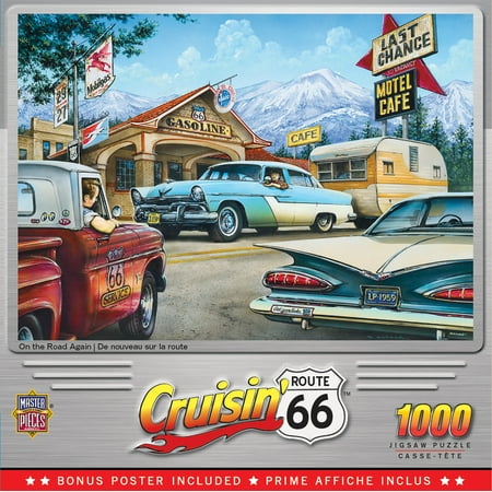 UPC: 0705988717345 | MasterPieces 1000 Piece Jigsaw Puzzle – On the Road Again – 19.25 x26.75
